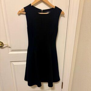 XS Maeve Short Sleeve Black Dress